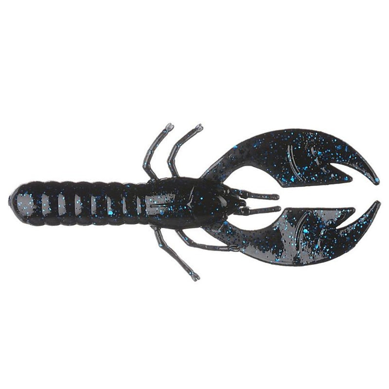 Load image into Gallery viewer, Yum Craw Papi Creature Baits - Black and Blue Flake
